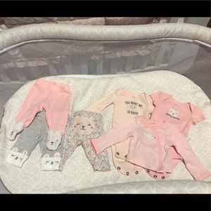Carters 6 Piece Preemie Clothing